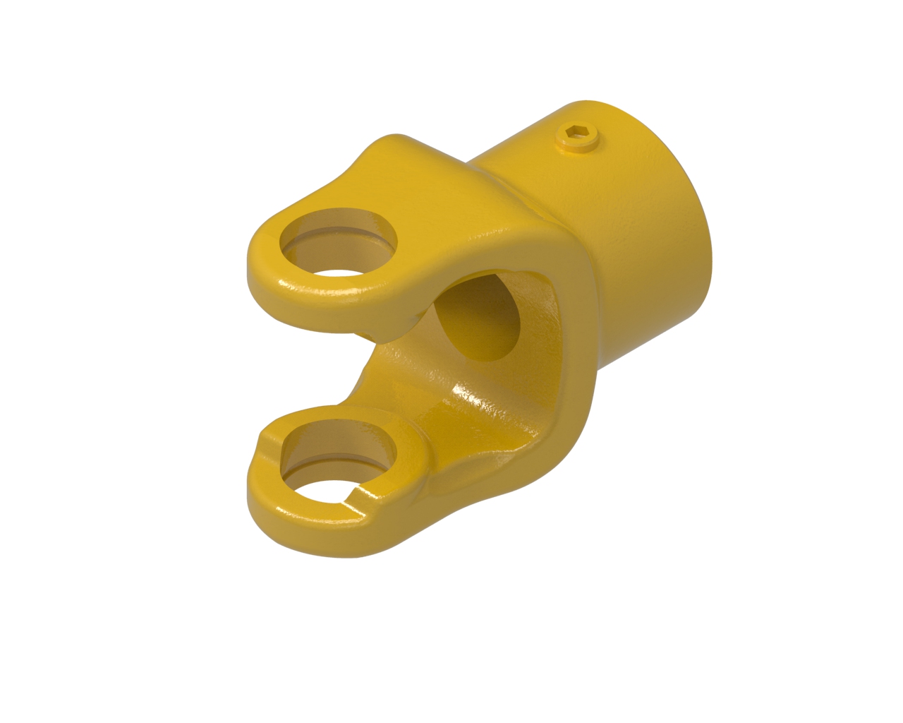 Вилка, AW35, с отверстием D=35мм, шпонка 10мм