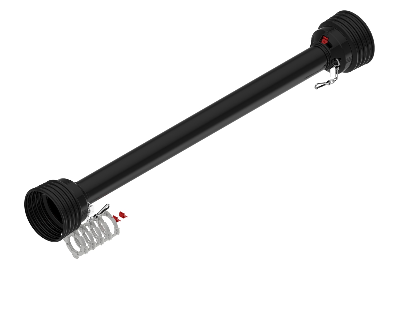 Пластиковая защита (кожух) с комплектом подшипников,AS350,1010MM