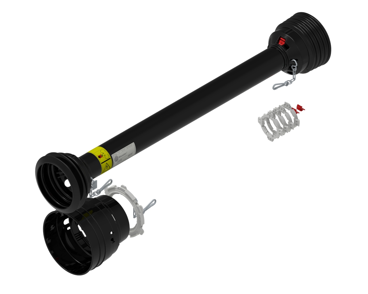Пластиковая защита (кожух) EUCV с комплектом подшипников,AS350,1010MM