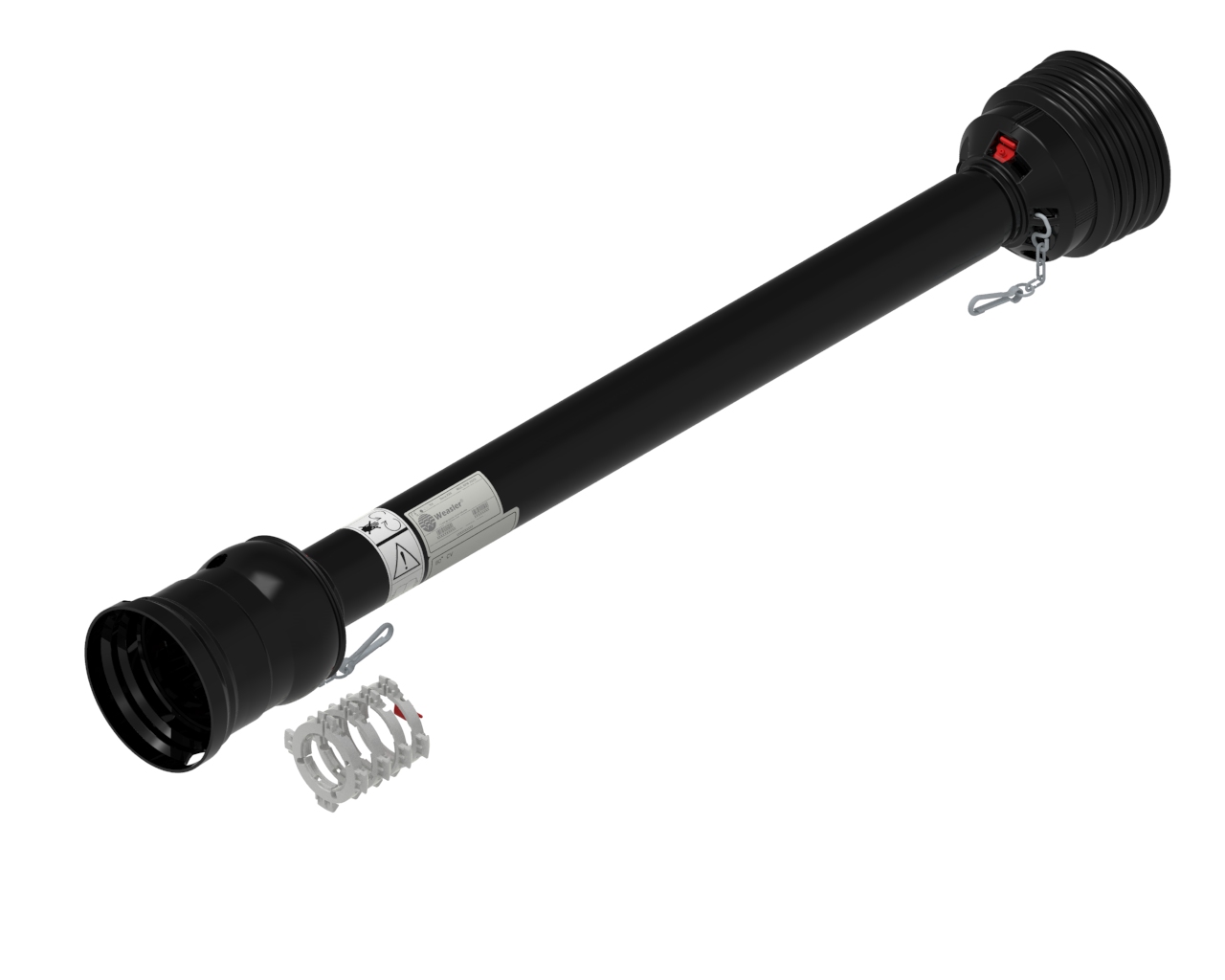 Пластиковая защита (кожух) WWCV с комплектом подшипников,CAT4,1010MM