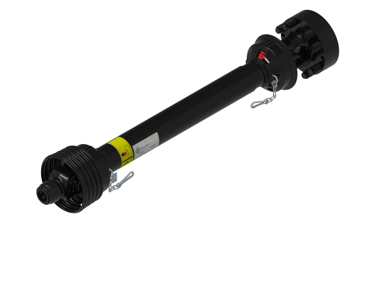 Карданный вал с фрикционной муфтой,AB4,610MM,FR 900NM,SSL 1 3/8