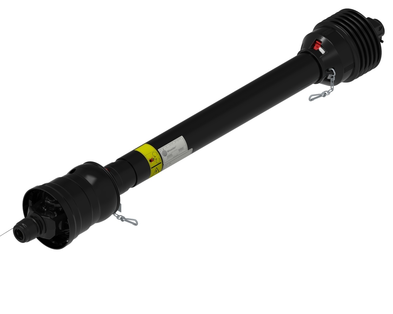 Широкоугольный карданный вал WWCV, AB9-80, 860MM, AL 1 3/8